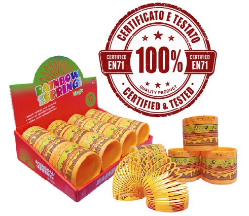 MAGIC RAINBOW SPRING (Hamburger) 7,5×6.5cm – In Box Singolo In espo da 12pz…x360